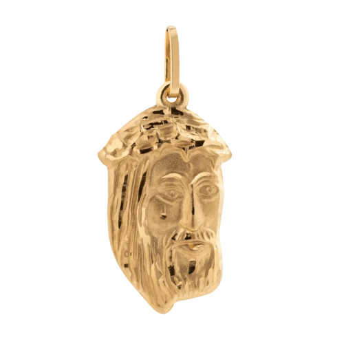 1475 - Pingente Face de Cristo em ouro 18K