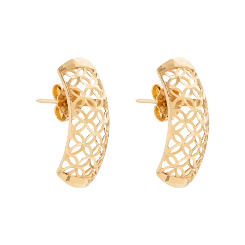 1440 - Brinco aramado em ouro 18K