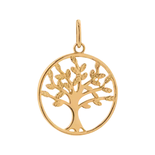 1487 - Pingente árvore da vida em ouro 18k