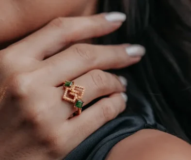 Anel de noivado em ouro 18k da Grecco Joalheria